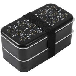 Cutie de pranz cu tacamuri - Black Cat
