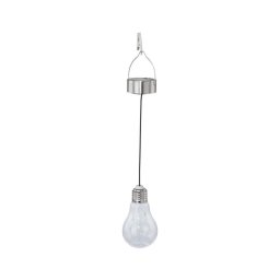 Eglo 48514 - Lampă suspendată solară cu LED și senzor, LED 0,06 W / 1,2 V, IP44, crom