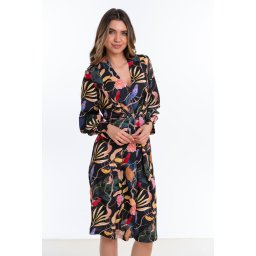 Rochie dama cu imprimeu floral FREYA, multicolor