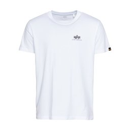 ALPHA INDUSTRIES Tricou negru / alb