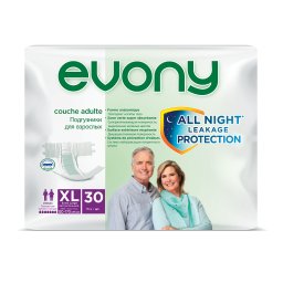 Evony scutece adulti extra large nr. 4 30buc/set