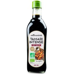 Sos de soya Tamari intens bio 480ml, Aromandise