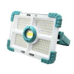 Proiector solar putere 100W cu 188 LED unghi de iluminare 180 grade 4 moduri de iluminare