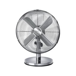 Ventilator SFE 3040SL, din metal cromat, silentios, oscilatie automata 80 grade