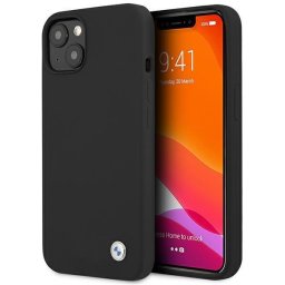 Husa Etui BMW BMHCP13SSILBK iPhone 13 mini 5,4" Negru/ hardcase Silicone Signature