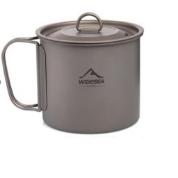 MXM Vas titaniu cu capac - 600 ml