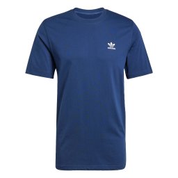 ADIDAS ORIGINALS Tricou 'Trefoil Essentials' albastru închis / alb