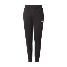 PUMA Pantaloni sport 'Ess No. 1' negru / alb