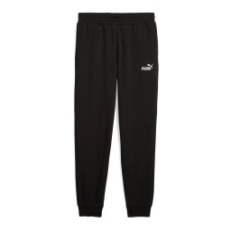 PUMA Pantaloni sport 'ESS No. 1' negru / alb