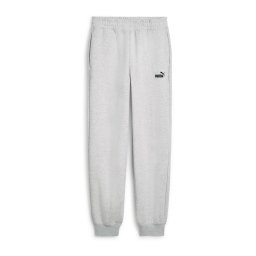 PUMA Pantaloni sport 'Ess No. 1' gri deschis / negru