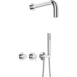 SILIA Set de duș NQS_00XK Finisaj: crom