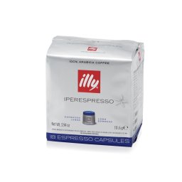 Cafea Illy 18 capsule iperespresso lung cu cofeina