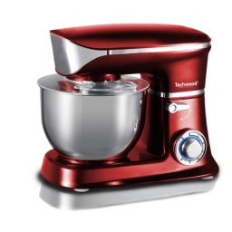 Mixer planetar Techwood TCDR-135, 6.5L, 1300W, 6 trepte viteza + Impuls, Inox