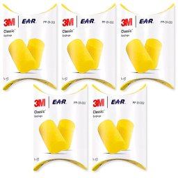 Dopuri de Urechi Antifoane 3M EAR Classic - 5 Perechi, Protecție 31 dB