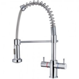 Baterie bucatarie Teka GO 939 dubla comandacu dus extractibil, crom