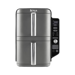 Airfryer Double Stack XL SL400, 2470W, 9.5L, 6 funcții de gătit, gri Ninja