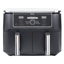 Airfryer Foodi DualZone AF400, 2470W, 9.5L, 6 funcții de gătit, negru Ninja