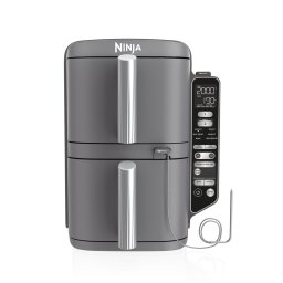 Airfryer Double Stack XL Smart SL451, 2470W, 9.5L, 6 funcții de gătit, termometru digital, gri ...