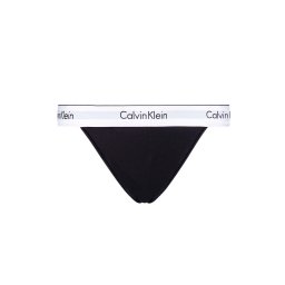 CALVIN KLEIN Lenjerie High Leg Tanga 000QF4977A 001 black