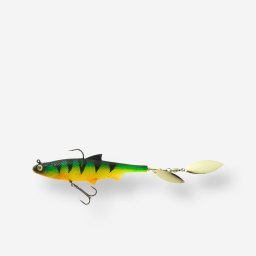 Twister SHAD cu paletă pescuit cu năluci ROACHSPIN 120 FIRETIGER