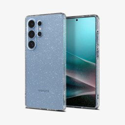 Husa Husă tip carcasă „Liquid Crystal Glitter” pentru Samsung Galaxy S25 Ultra – transparent