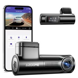 Camera auto de bord AZDOME M330 FHD 1080P, WiFi, WDR Night Vision, 170°, ecran 0.96", aplicatie dedicata, G-sensor si monitorizare parcare