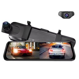 Camera auto de bord AZDOME AR09 4K+FHD, WiFi, Night Vision, 150°, ecran 9.66", aplicatie dedicata, G-sensor si monitorizare parcare