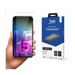 Folie Protectie 3MK Apple iPhone 15 Sticla Flexibila