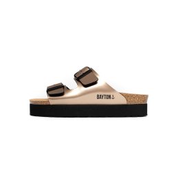 Bayton Papuci de casă 'Japet' bronz / negru