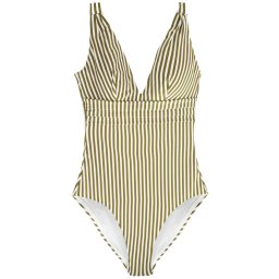 Next Costum de baie întreg bej / kaki