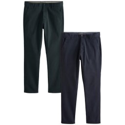 Next Pantaloni eleganți albastru marin / gri grafit