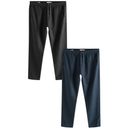 Next Pantaloni eleganți bleumarin / negru