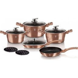 KOMPLET GARNKÓW 11-EL. BERLINGER HAUS METALLIC LINE ROSEGOLD BH-6191