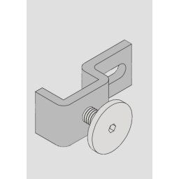 Vertiko - Clema metalica pentru fixare pe perete