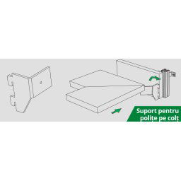 Vertiko - Suport pentru polite pe colt