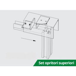 In Out Drive Wood - Set (2 buc) opritori superiori