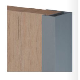 Profil maner SAS 6123 din aluminiu pentru usi glisante aplicate