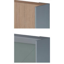 Profil maner pentru fronturi 3m- SAS 6116