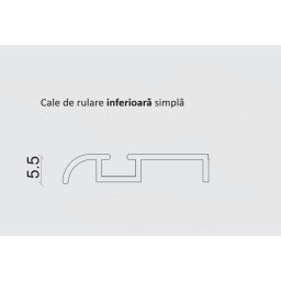 Eco Slide - Cale de rulare simpla