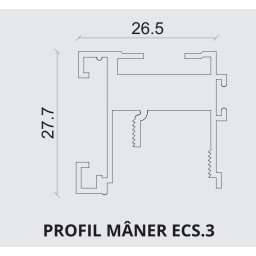 Eco Slide - Profil maner ECS.3