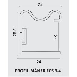 Eco Slide - Profil maner ECS.3-4