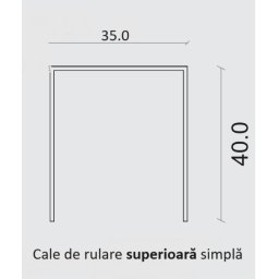 Eco Slide - Cale de rulare simpla