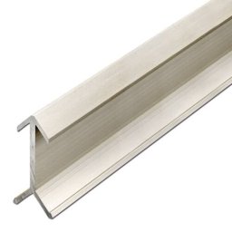 Conector de colt, cap 10 mm - finisaj Otel mat