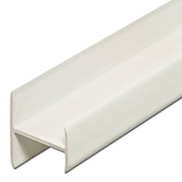 Profil tip H cu laturi inegale- plastic 16 mm