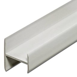 Profil tip H cu laturi inegale- plastic 16 mm