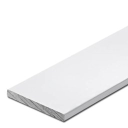 Profil plat din aluminiu - 2 mm, finisaj Alb