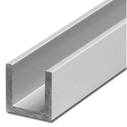 Profil aluminiu tip U - Argintiu mat