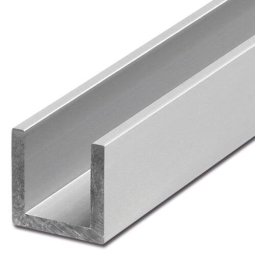 Profil aluminiu tip U - Argintiu mat