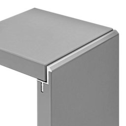 Profil imbinare T-Bar cu cap - Argintiu mat