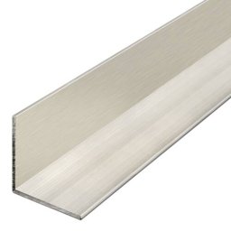 Profil aluminiu 90 - laturi egale, finisaj Otel lucios
